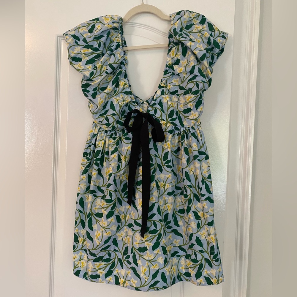 Agua by Agua Bendita Deep V Mini Dress